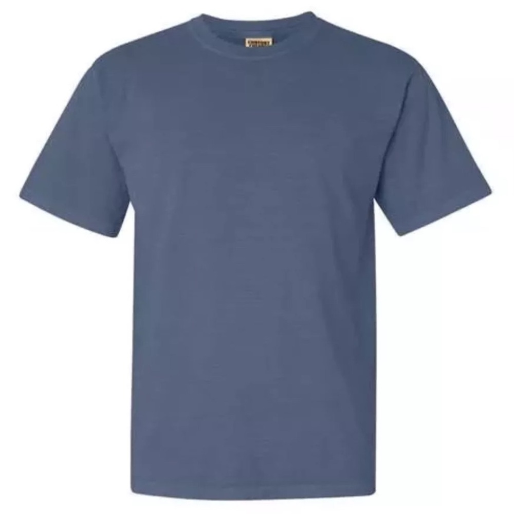 COMFORT COLORS T-SHIRT (1717) ADULT SMALL - BLUE JEAN - NEW
